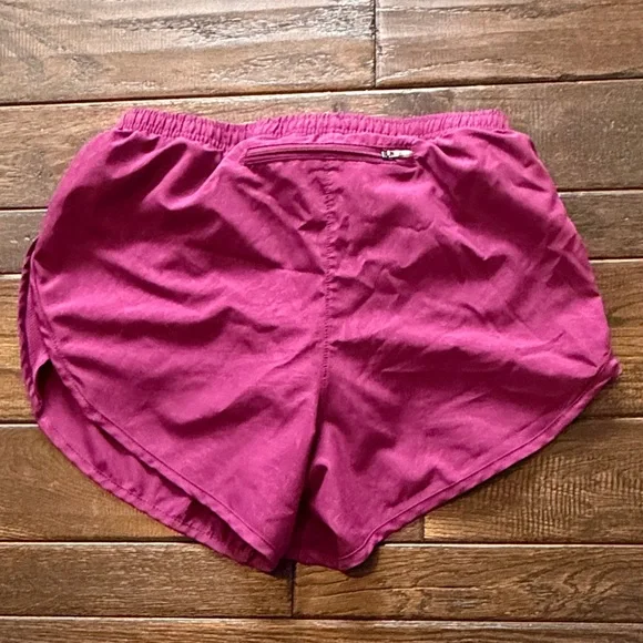 Nike Women's Burgundy Athletic Shorts - Picture 3 of 3